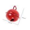 100pcs Small Decoration Diy Alloy Bells For Christmas Tree Craft Jewelry Making Holiday Home Decor Mini Bells Red