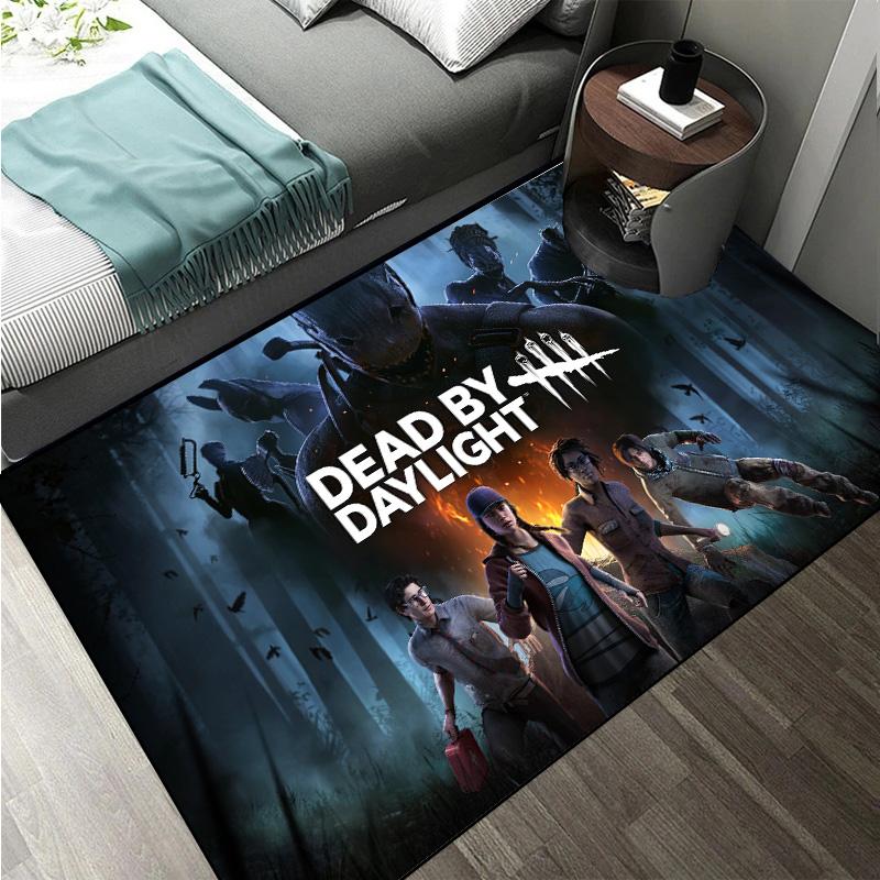 D-Dead by Daylight survival horror escape game Large Area Rugs Carpet for Home Living Room Bedroom Sofa Doormat Floor Play Mat
