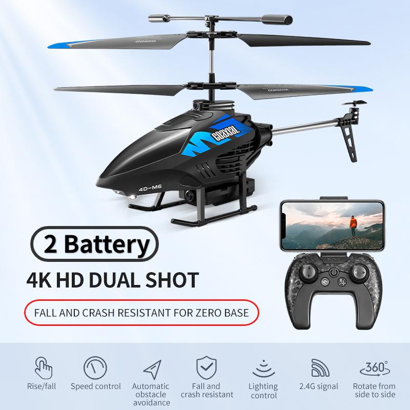 New  RC Helicopter With 4K camera New Mini Drone Gesture Sensing with Dron RC Plane Quadrocopter Remote Control Toy kids Gift
