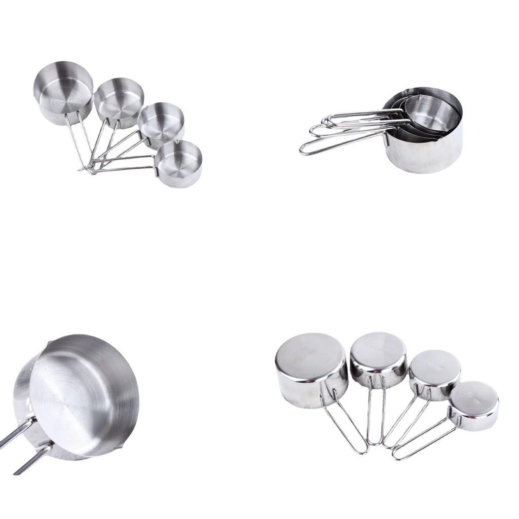 Kreatives Minimalistisches Edelstahl-Messlöffel-Set Für Kaffee Und Pulverförmige Zutaten