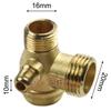 Air Compressor Parts 200mm Exhaust Tube Air Compressor Exhaust Tube With 3-Port