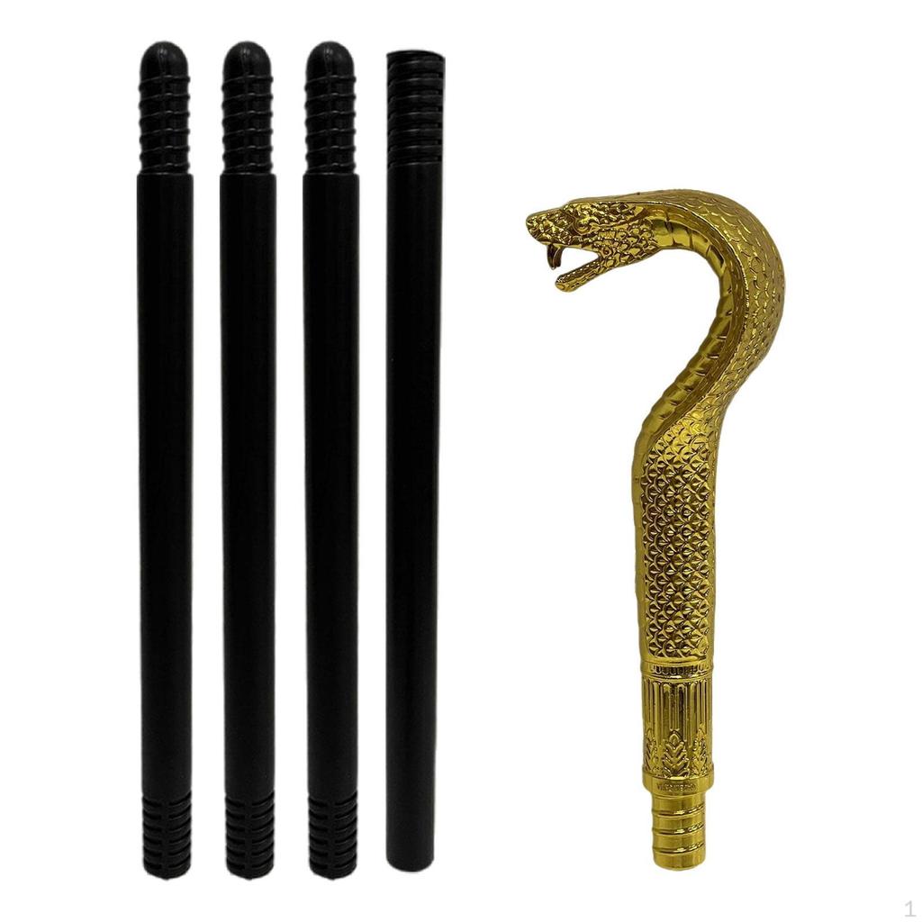 Halloween Snake Cane Prop Accessory Antique Retro Style Decoration for