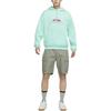 Nike Sweatshirts Unisex Mint Green Hooded Moderate Regular DR1039-379