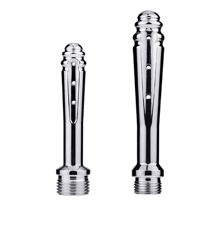 Metal Anal Douche: Unisex Enema & Dilator Toy for Rear Cleaning