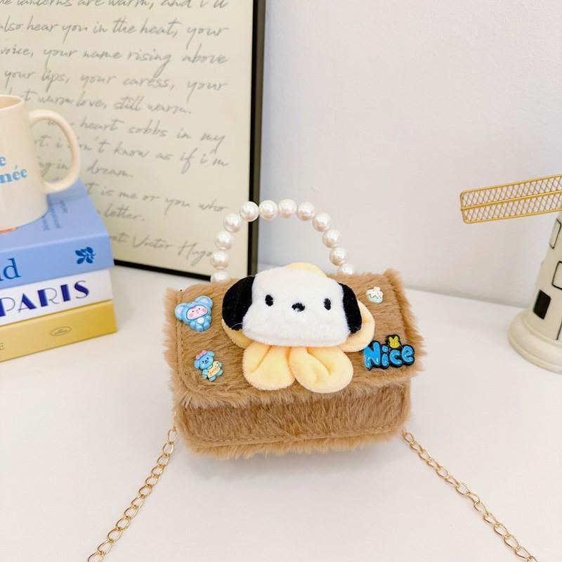 Soft Lovely Plush Shoulder Bag For Girls With Fun Cartoon Styles And Effortless Lightweight Feel