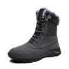 Large size new snow cotton boots winter casual fashion high top velvet warm outdoor sports men's cotton shoes