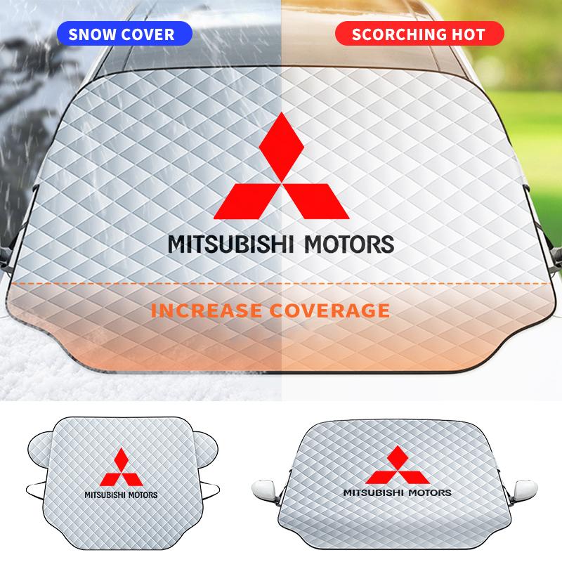 Car Snow Ice Protector Visor Sun Shad Fornt Windshieldhade Thermal ulatio For Mitsubishi Pajero XL Lancer Triton l200 Galant