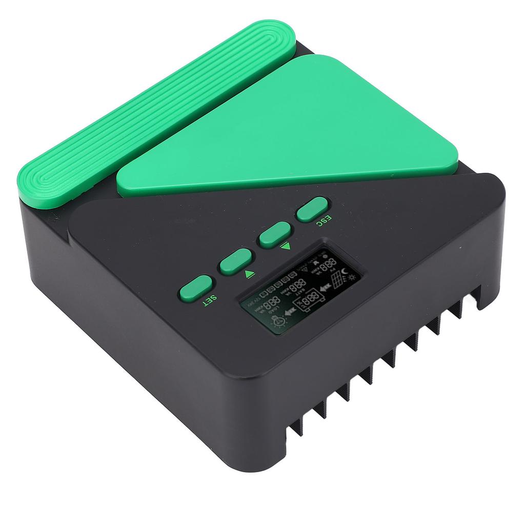 MPPT Solar Controller 12V 24V Intelligent Regulator LCD Display for Gel SEL Flooded Lithium Battery Charging