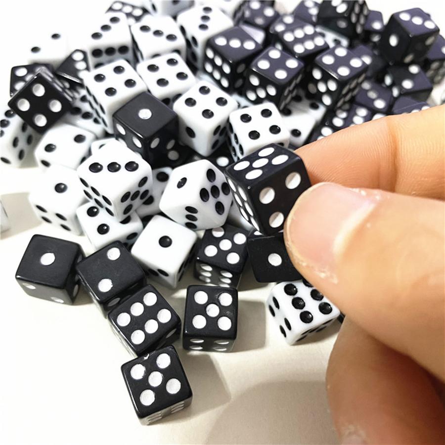 200pcs 8mm Small Square Corner Dice | Numbered Game Supplies | Ideal for Tabletop Games, Party Activities & DIY Craft Props