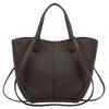 Leather Bag With Pouch Kaletnik Tocca Choco