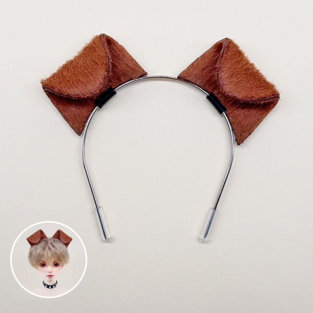 Soft BJD/SD Doll Headwear Kawaii Plush Doll Hairband Simulated Animal Ear Hair Hoop  Idol Star Doll