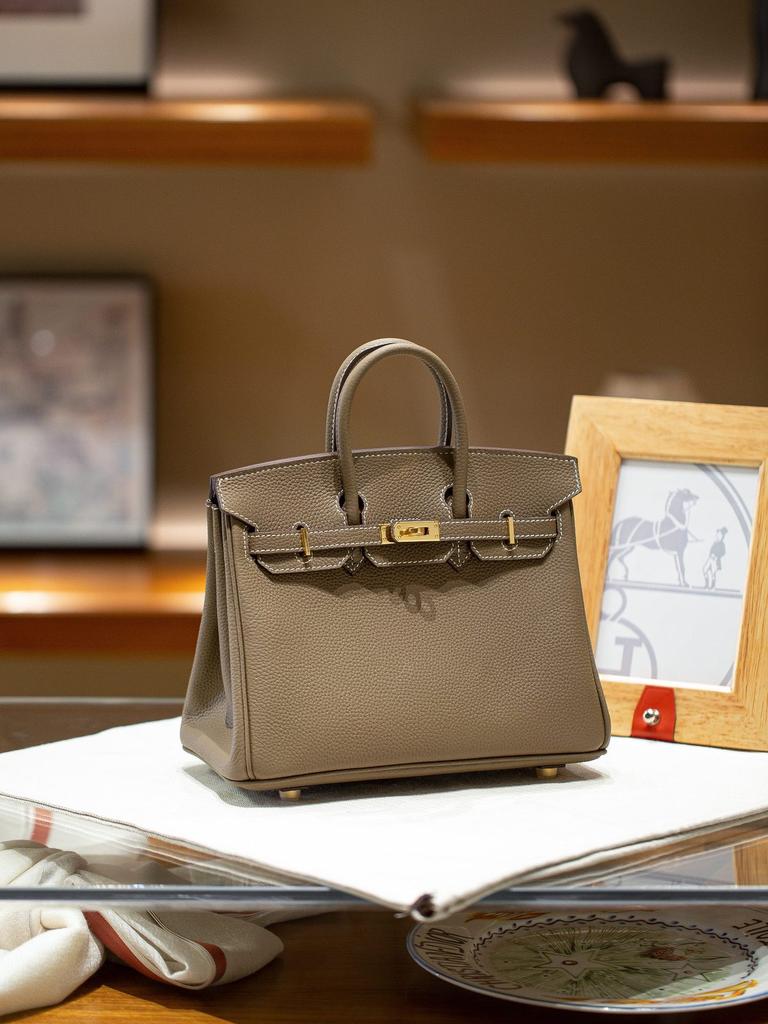 25 Hardware Bag Hot Top Layer Cowhide Womens Bag Large Capacity Versatile Handbag Single Leather Strap