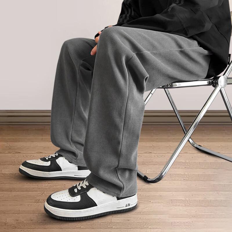 Jeanswest Men's 2025 Chenille Straight Leg Casual Pants