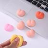 10/30Pcs Stereo Relieve Stress Peach Bum Sticker Mobile Phone Decoration Accessories Fun Butt Mochi Squeeze Toy