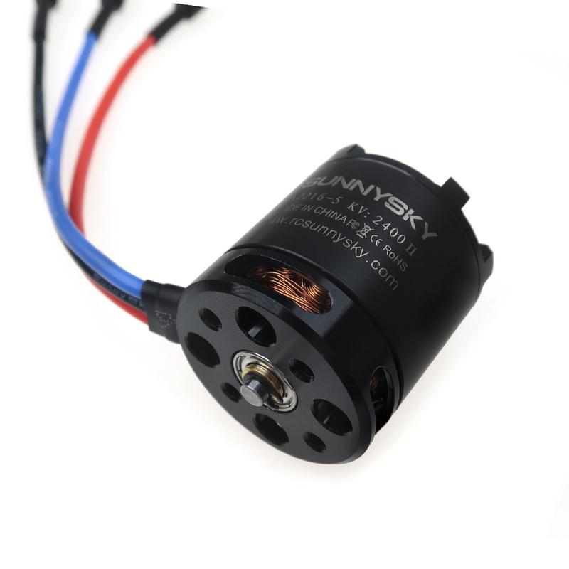 SUNNYSKY X2216 Series Brushless Motor for RC Fixed-Wing Drone Flat Shaft Rear Output 880KV 1100KV 1250KV 1400KV 2400KV Options