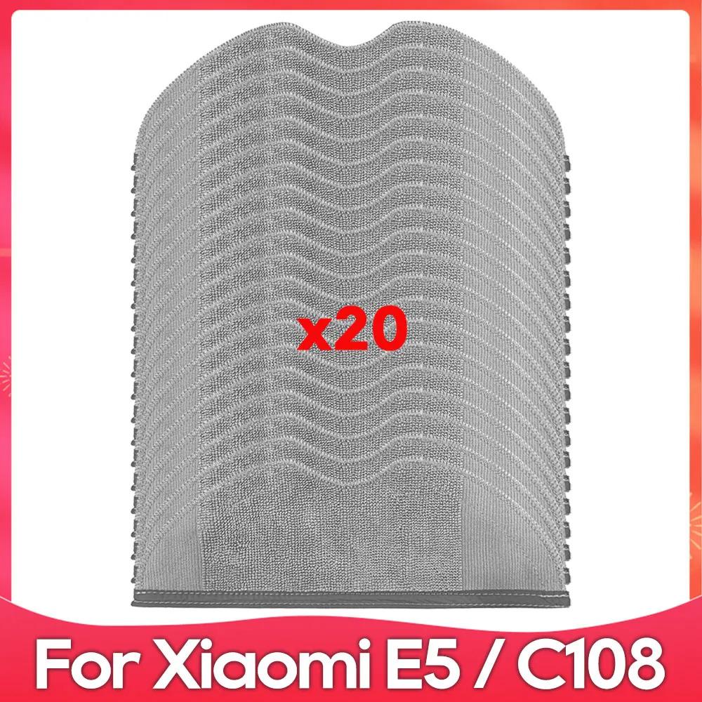 Fit for Xiaomi Robot Vacuum E5 / C108 / CDZC108 / BHR7969EU Side Brush Mop Filter Robot Vacuum Cleaner Accessory Spare Parts