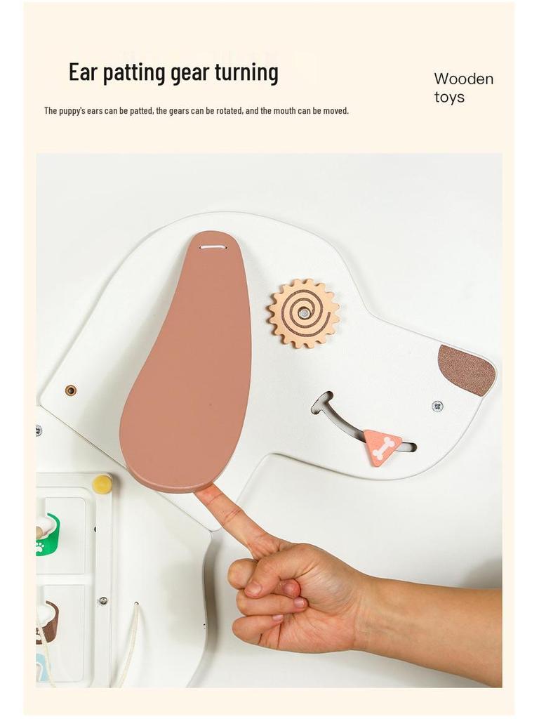 Montessori Wall-Mounted Wooden Color Maze Game for Kids