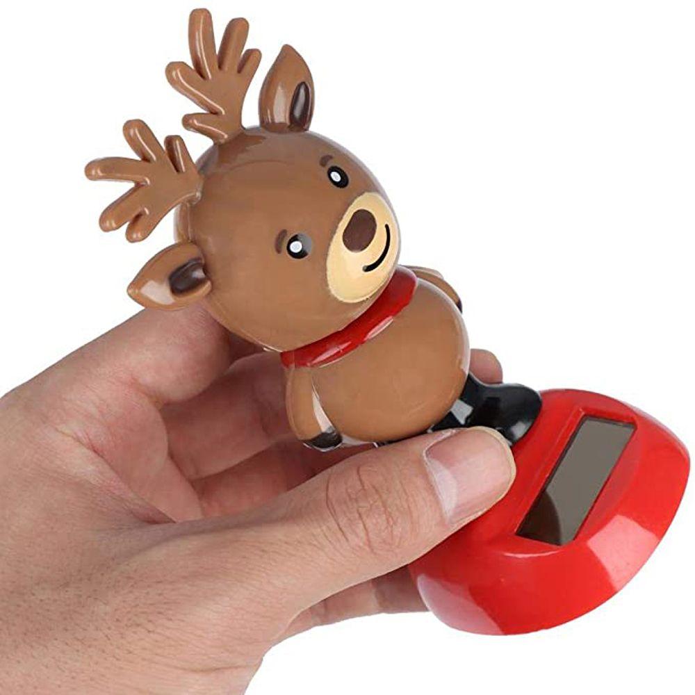 Dekoration Wackelkopf Tänzer Solar Tanzende Puppe Weihnachtsmann Schwingendes Wackelspielzeug Weihnachten Schneemann