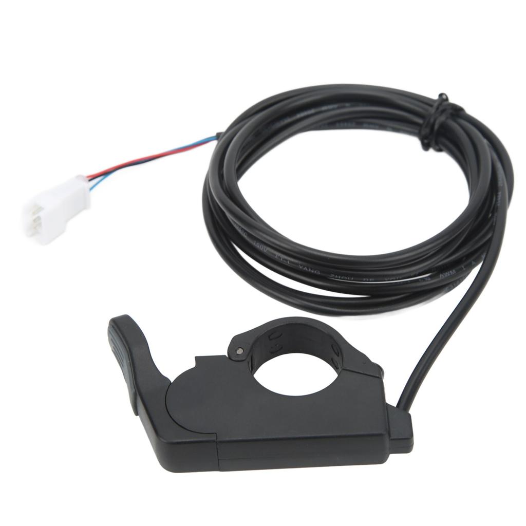 Electric Bike Thumb Throttle Left Right Universal Wearproof Skid Resistance Bike Thumb Accelerator with SM Connector