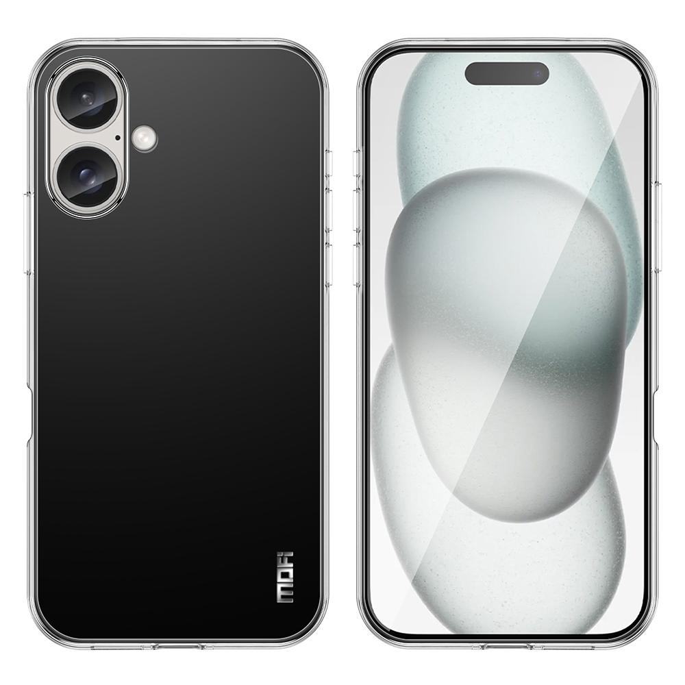 

MOFI For iPhone 16 Plus Case Anti-scratch Transparent Soft TPU Phone Cover A
