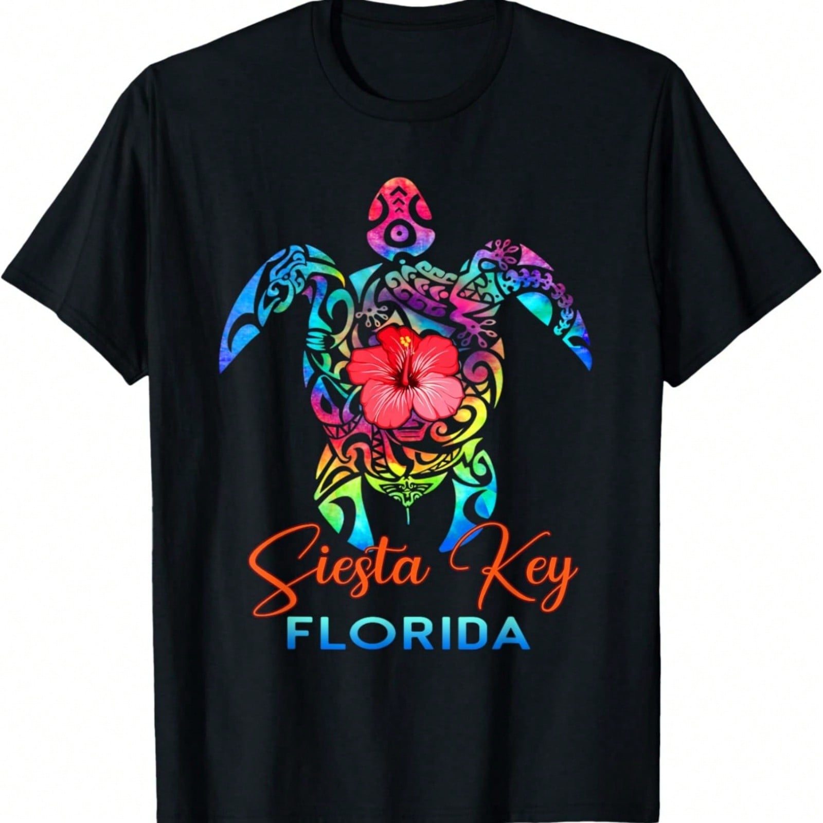 Siesta Key Florida 2025 Sea Turtle Beach Summer Vacation T-Shirt S