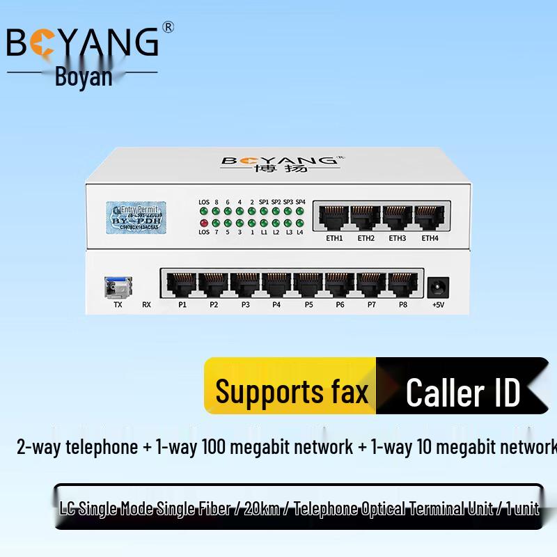 BOYANG Telephone Optical Transceiver