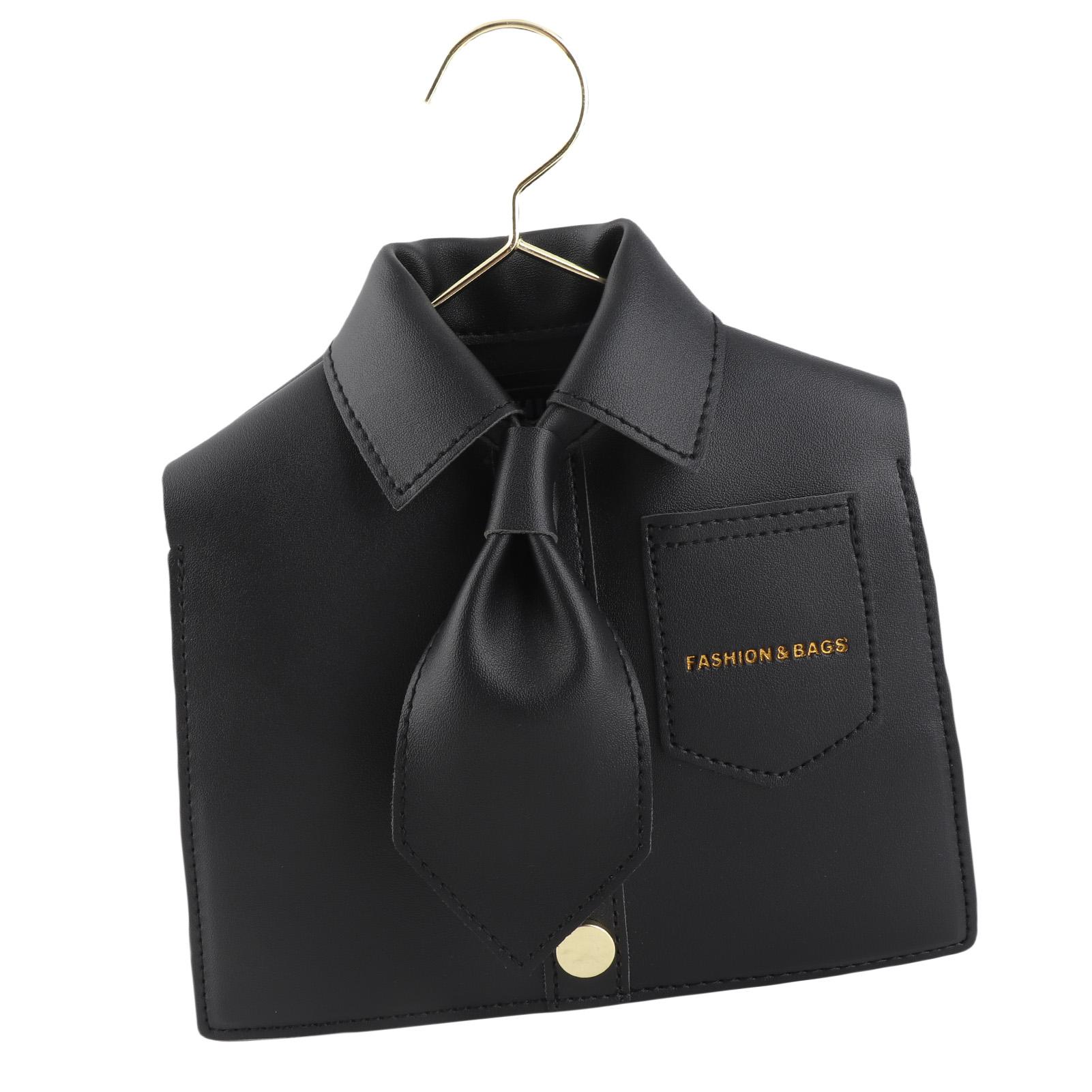 

Сумка-вешалка для одежды, стильная минималистичная из ПУ кожи с плечевым ремнем, оригинальная сумка для