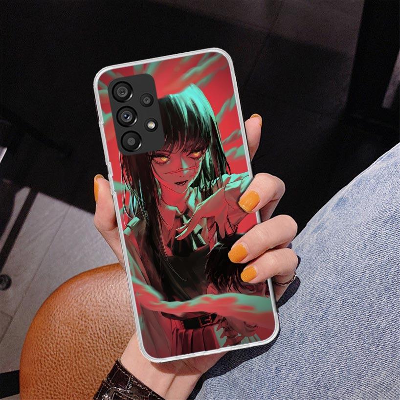 

C-Chainsaw Mans Yoru War Devil Phone Case For Samsung Galaxy A52 A32 A22 A12 A51 A31 A50S A30S A20S A10S Note 20 Ultra 10 Plus S Samsung A20(A30)