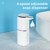 Automatic Soap Dispenser Touchless IPX5 Waterproof USB Rechargeable 4-Level Adjustable Volume 10-Second Continuous Flow Soap Dispenser