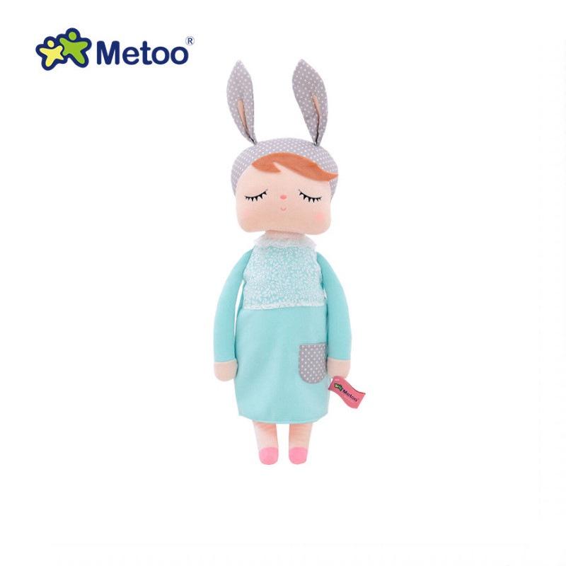 Adorable Metoo Angela Plush Doll With Cartoon Rabbit Ears For Girls' Home Decor
