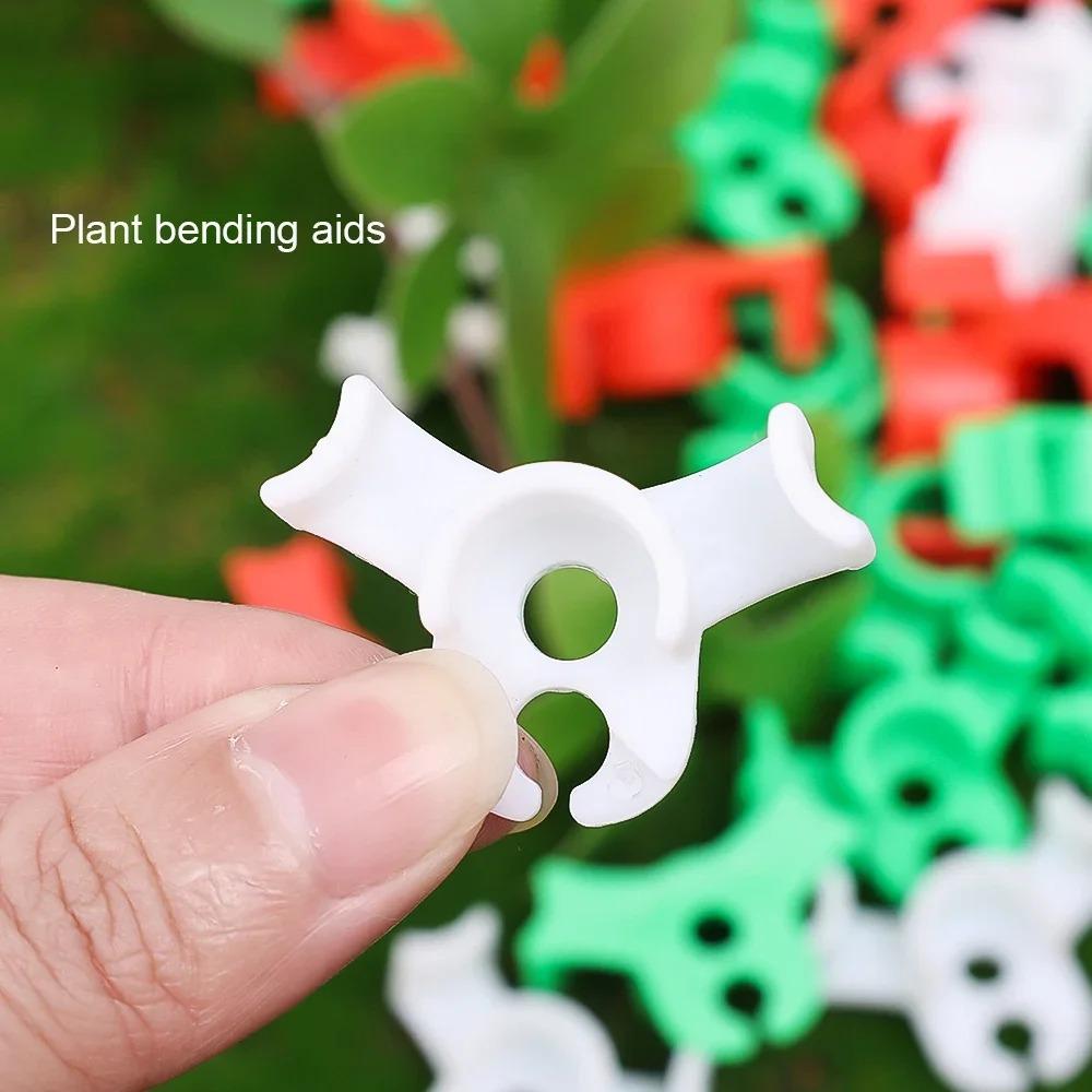 10-100 PZ 90 Gradi Piegatubi per Piante Riutilizzabili Allenatore di Crescita Piante Clip per Allenamento a Basso Stress Piegastelo Pianta Accessori di Controllo