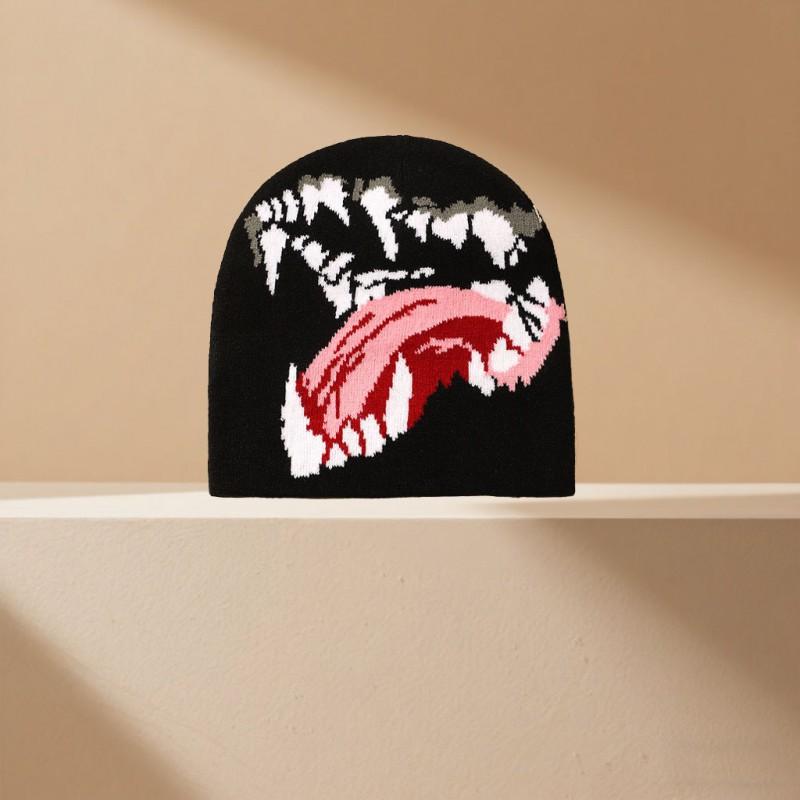 Funny Versatile Knit Beanie Men Women Hip Hop Street Style All