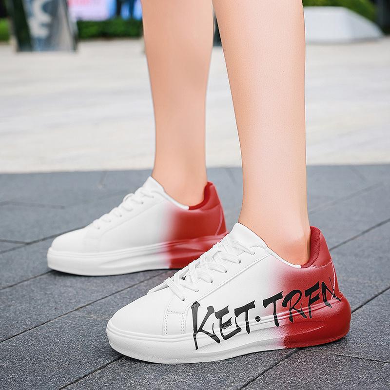 Autumn Trendy Unisex Casual Sneakers Low Top Lace-up Skateboard Shoes Men Comfort Platform Men's Designer Sneakers Hip Hop Shoes