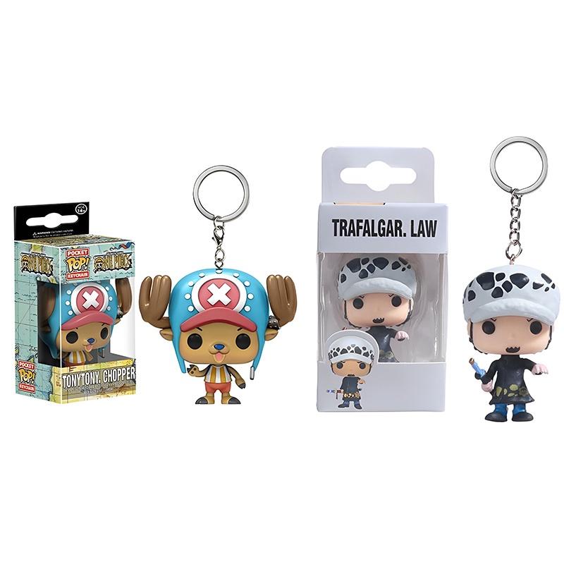 Pop Nejprodávanější One Piece Luffy Anime Pvc Klíčenka Hračka Dárek Velkoobchod