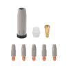 8pcs Conductive Nozzle Rods Conductive Nozzle Extension for 36KD Welding Guns Precision Designs for Enhances Efficiency