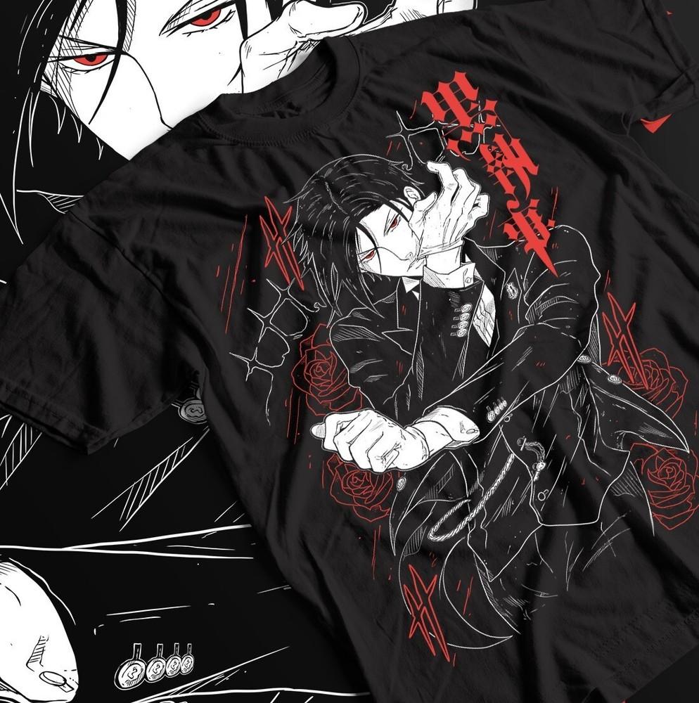 Sebastian Michaelis T-Shirt - Black Butler Shirt, Ciel Phantomhive Tee, Unisex