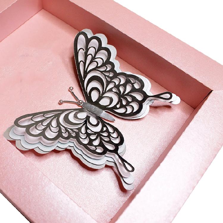 Four-layer for Butterfly Metal Cutting Dies Embossing Scrapbooking Photo Album