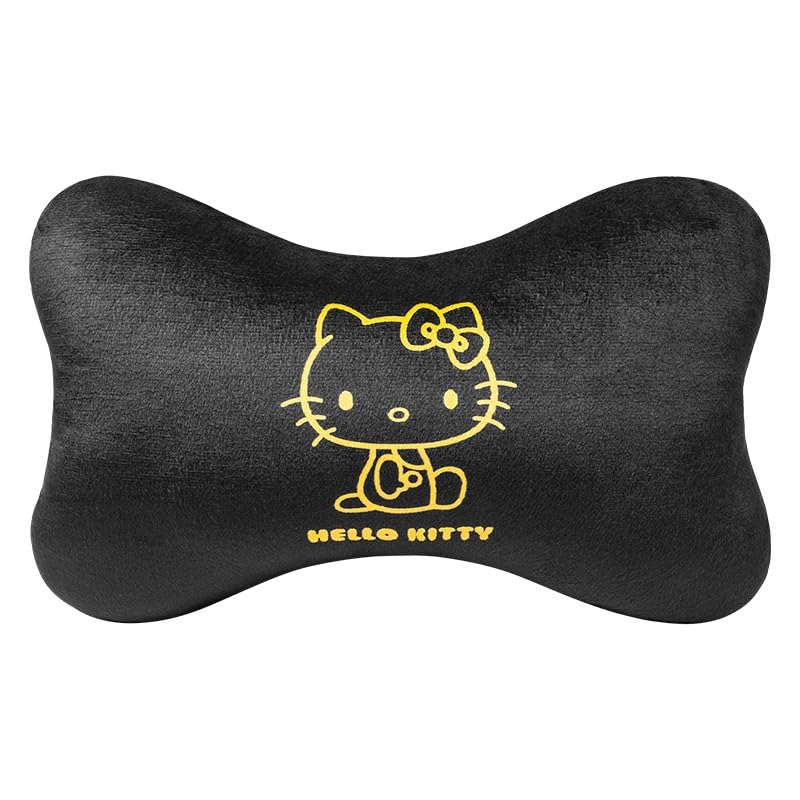 

Hello Kitty Car Neck Pillow, Neck Pad, Headrest, Plush Bone Pillow, Breathable, Long Driving, One Size чёрный