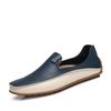 Sommer Männer Casual Wohnungen Fashion Echtes Leder Weiche Mokassins Marke Loafers Hohe Qualität Atmungsaktive Männer Kleid Schuhe Größe 36-47