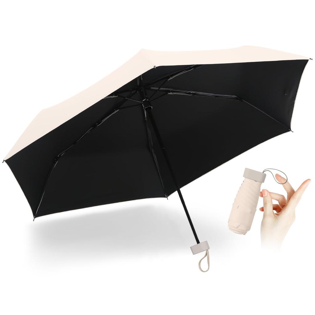Parasol UV Protection Light Blocking Folding Umbrella Folding Parasol Lightweight Compact Umbrella UV Protection Windproof and Durable Portable Super