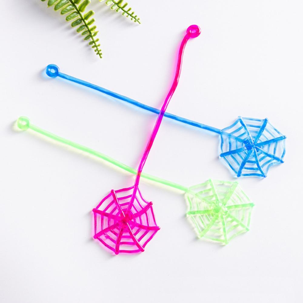 Favor Climbing Tricky Gag Toys 10Pcs Elastically Stretchable Spider Web  Birthday Party Favors