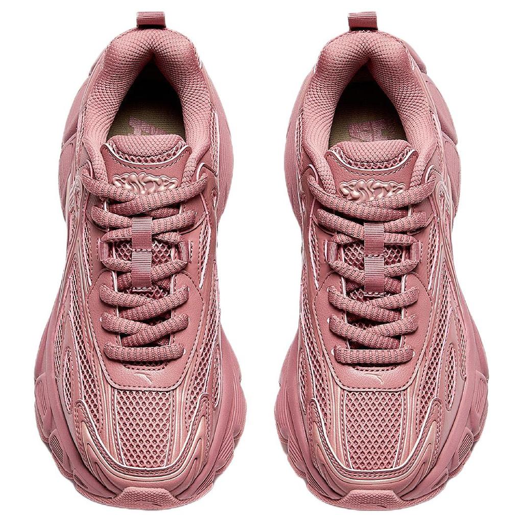 Anta Coverage Abrasion Resistant Height Increasing Low top Casual Shoes Women's 122548803-6