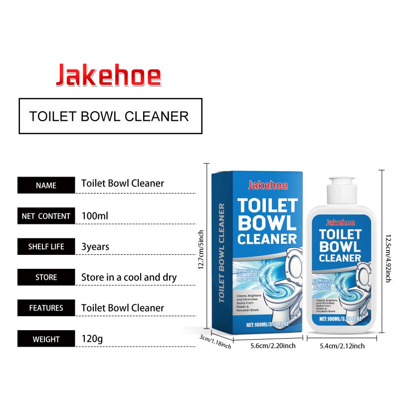 Efficient Toilet Cleaner for Bathroom Stain Odor Removal Deep Cleaning Liquid Household Portable 100ml Easy Application