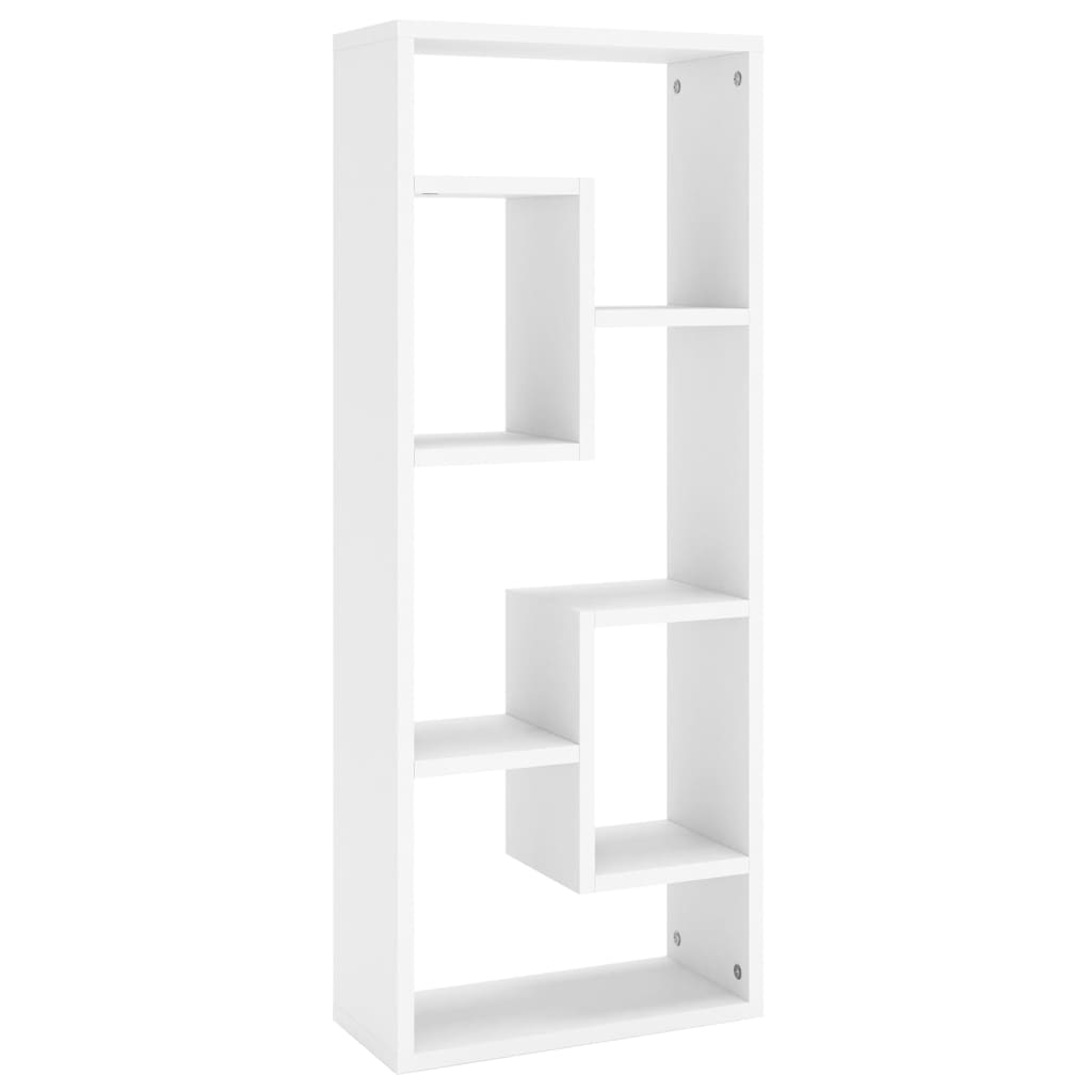 Schlichtes Wandregal, Wandmontiertes Bücherregal, Wanddekor-Aufbewahrungsregal, 36x16x90 Cm