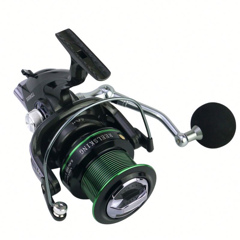 Long Casting Surf Fishing Reel Metal Spool Carp Fishing Spinning Reel Big 8000 9000 Series CNC Rocker Arm Sea Feeder Reels