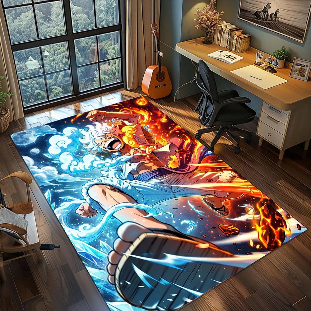 One Piece!Rug Carpet Large Area Rug Non Slip Washable Floor Mat Gamer Room Bedroom Home Decor