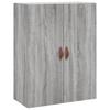 Wall Cabinet Gray Sonoma 69.5 X 34 X 90 Cm