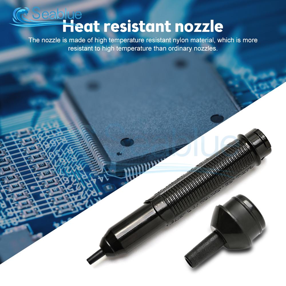 

Solder Sucker Pen Desoldering Pump Tool Removal Device Vacuum Soldering Iron Desolder Electronic Component Free 1 Nozzle