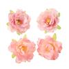 AWAYTR Fresh Pink Rosebud Flower Duckbill Hairpin Hair Clips Valentine Headwear Girl Hair Accessories Festival Gift
