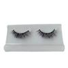 3D Curly Black Stem False Eyelashes - Mixed-Race Style, Whole Strip, Messy, European & American Trend